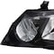 Spec-D Tuning 06-11 Honda Civic Black Housing Euro Headlight Sedan 2LH-CV064JM-RS - alternate 4